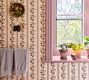 NYBG Poms Stripe Wallpaper
