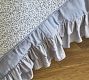 Lillian Velvet Ruffle Duvet Cover and Shams