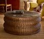 Stevie Rattan Round Coffee Table