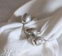 Agostina Pewter Cherries Napkin Rings, Set of 4