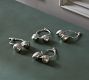Agostina Pewter Cherries Napkin Rings, Set of 4