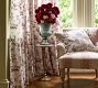Wren Toile Pillow Cover