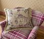 Wren Toile Pillow Cover