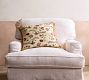 Floral Printed Pillow Cover with Cotton Fringe