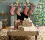 Noel Remnant Fabric Christmas Tree