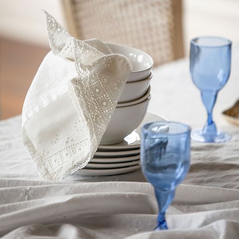 Wheaton Striped Linen/Cotton Napkins