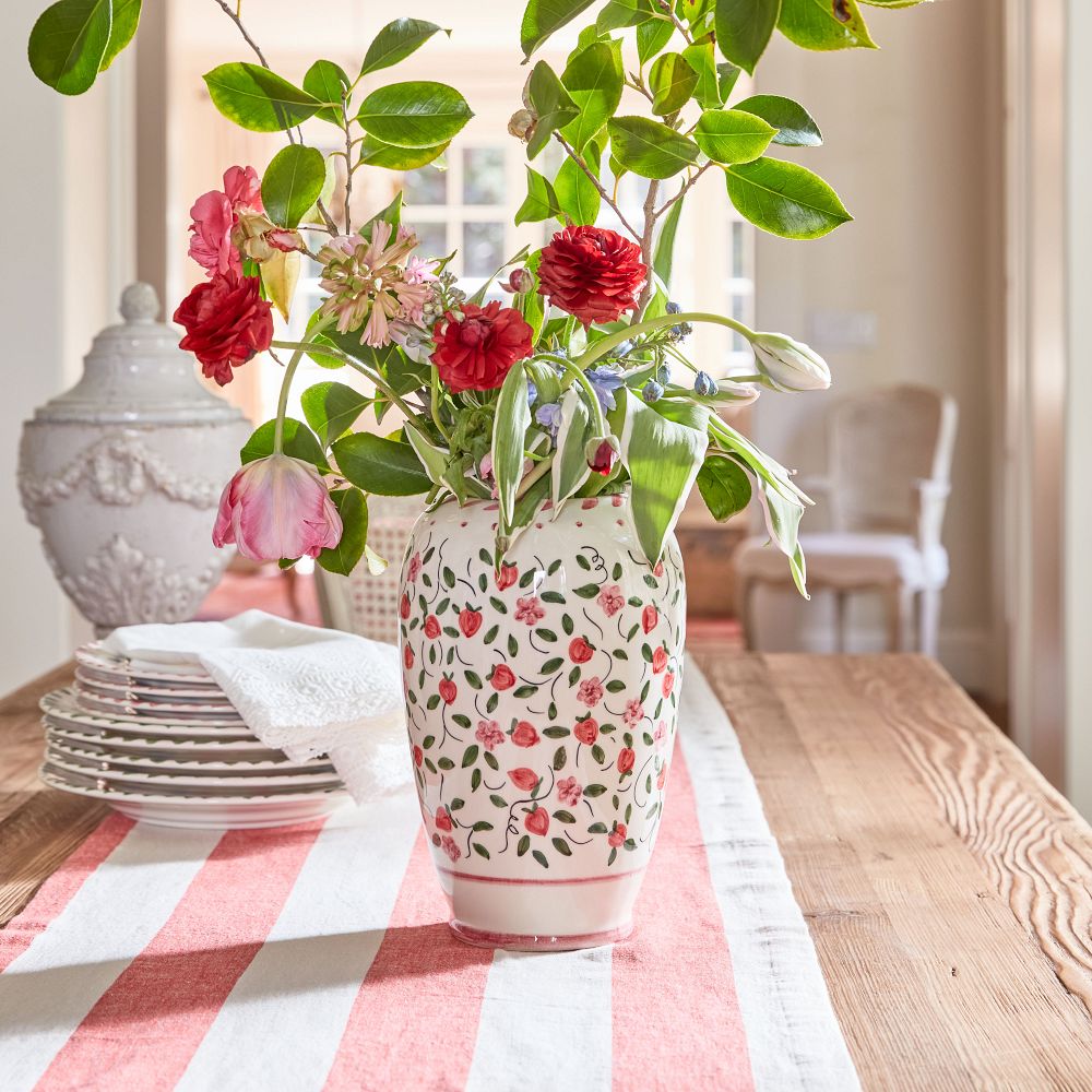 Hand-Painted Ceramic Vase