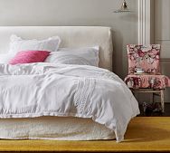 Tencel Pintuck Duvet Cover & Shams
