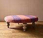 Kendall Striped Ottoman