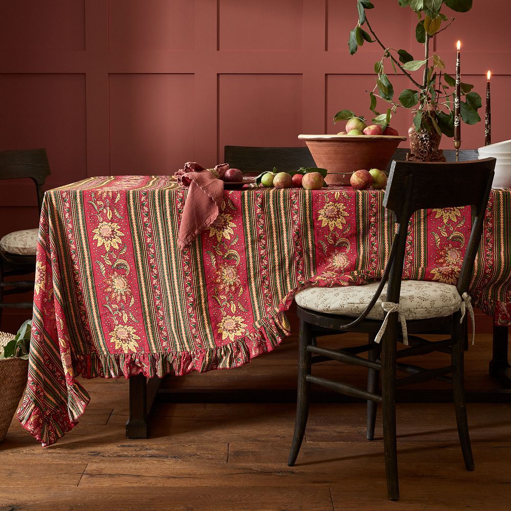 Folkloric Ruffle Tablecloth