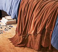 Velvet Crochet Throw