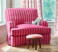 Winnie English Arm Slipcovered Armchair