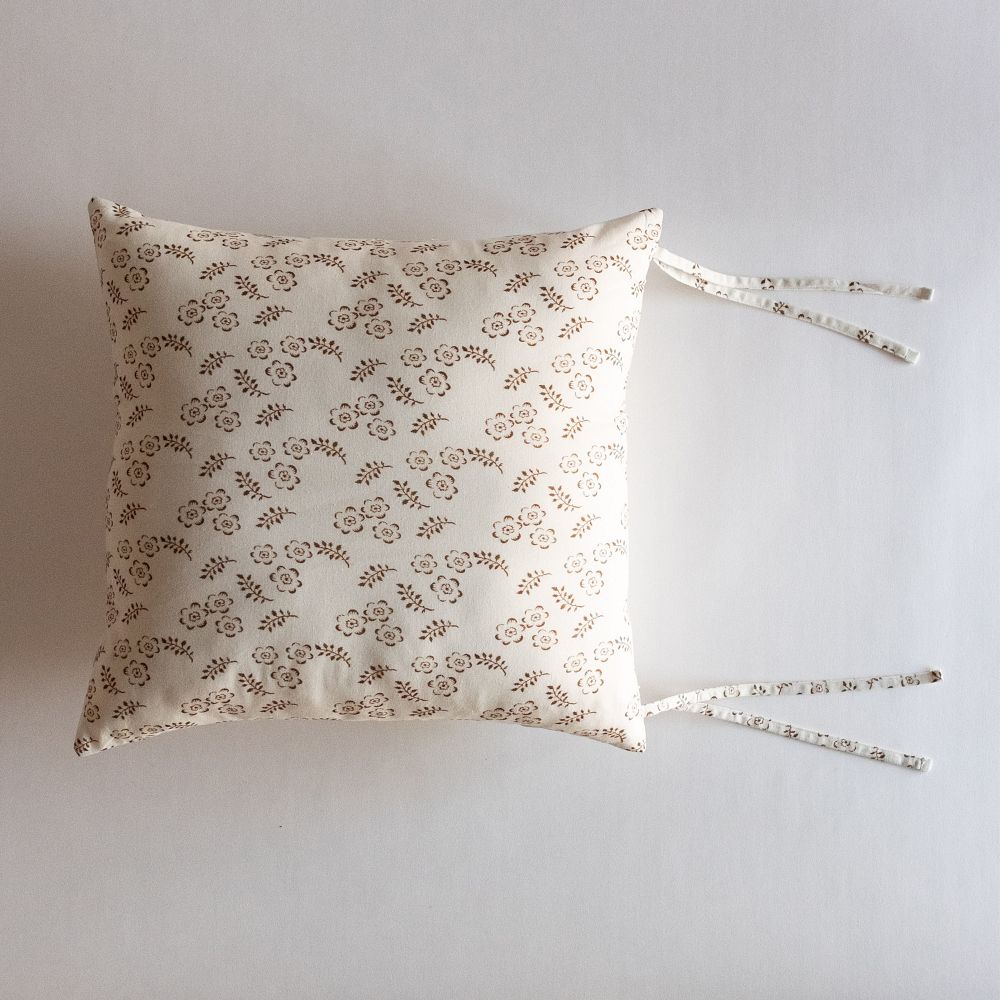 Floral Square Seat Cushion