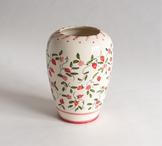 Hand-Painted Ceramic Vase
