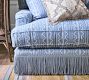 Winnie English Arm Upholstered Fringe Trimmed Sofa