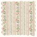 Flax Floral Stripe
