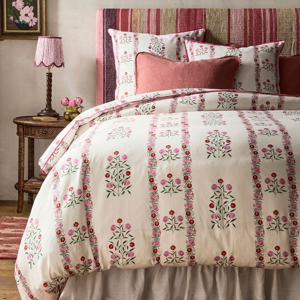 Evelyn Cotton Linen Duvet Cover &amp; Shams