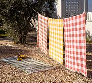 Plaid Light-Weight Turkish Towel