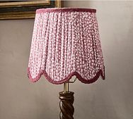 Faye Scallop Edged Lamp Shade