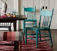 Ella Wood Dining Chair Emerald