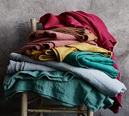 Heavy Linen Coverlet