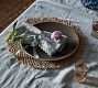 Abaca Woven Crochet Chargers, Set of 4