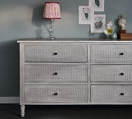 Verbena Cane Wide Dresser