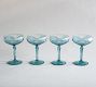 Blossom Antique Cut Coupe Glasses
