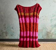 Calla Knitted Wool Throw