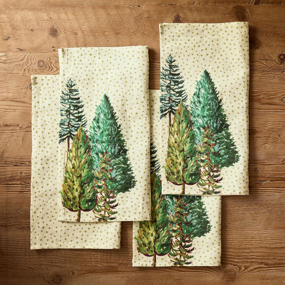 Evergreen Napkins, Set of 4