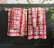 Colorful Plaid Towel