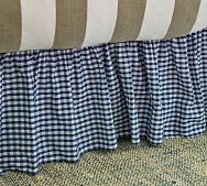 Gingham Bedskirt