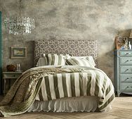Reversible Cotton Stripe Duvet Cover & Shams