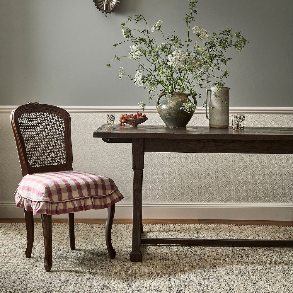 Verbena Ruffle Seat Cover
