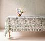 Checkered Floral Tablecloth
