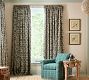 Daisy Bloom Printed Linen Curtain