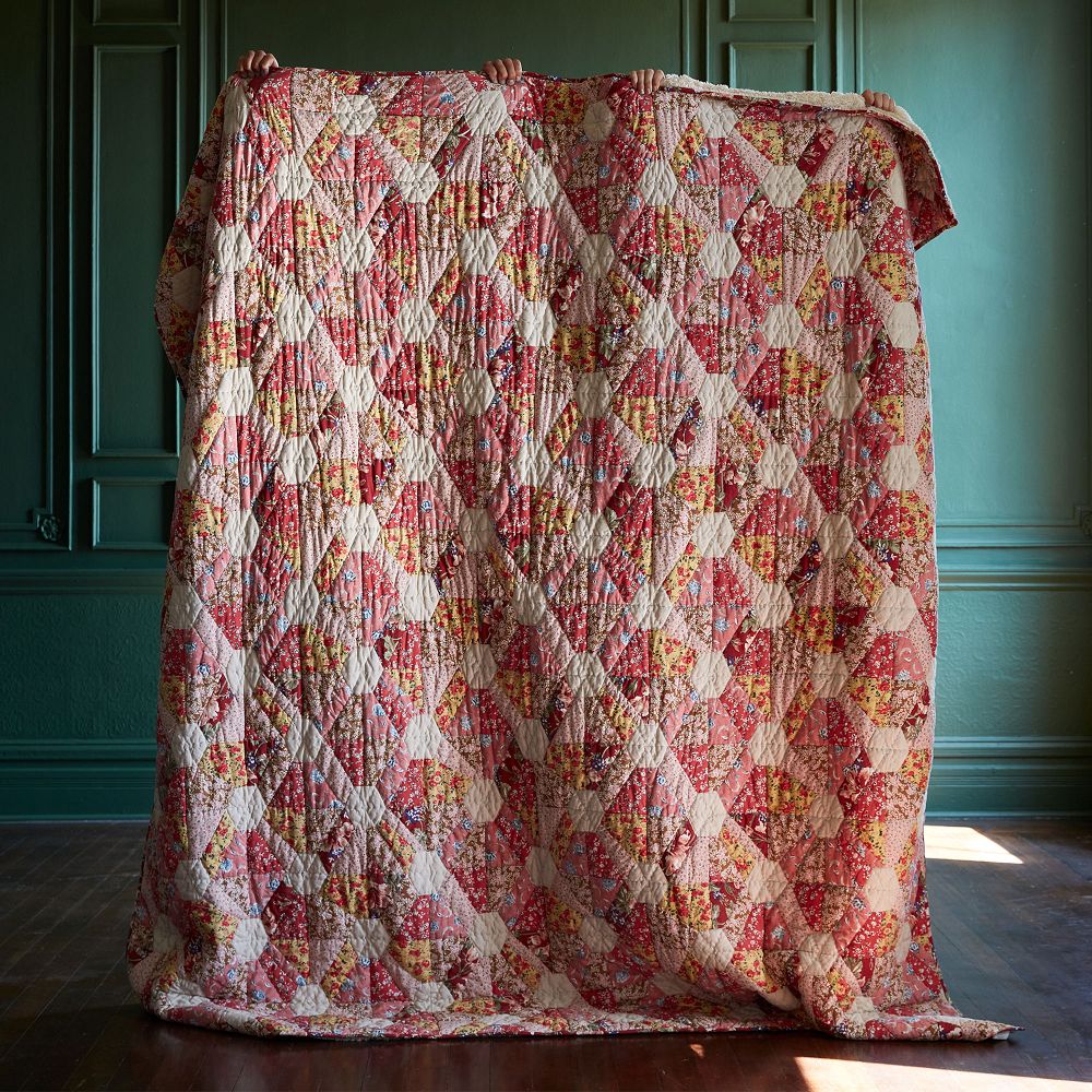 Remnant Patchwork Sherpa Quilt