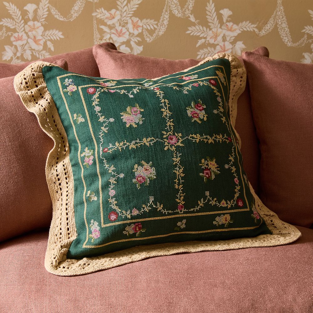 Effie Needlepoint Pillow Cover