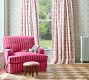 Rosie Bloom Printed Linen Curtain