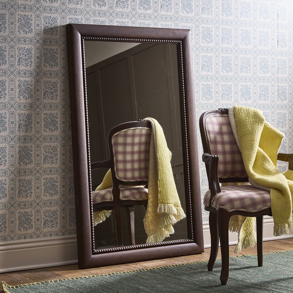 Carved Floor Mirror