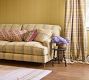 Yellow Plaid Woven Valance Drape