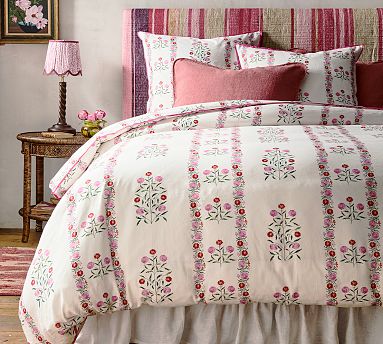 Evelyn Cotton Linen Duvet Cover