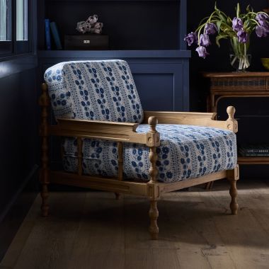 Blue Handcrafted Living Room