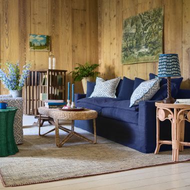 Rustic Coastal Living Room