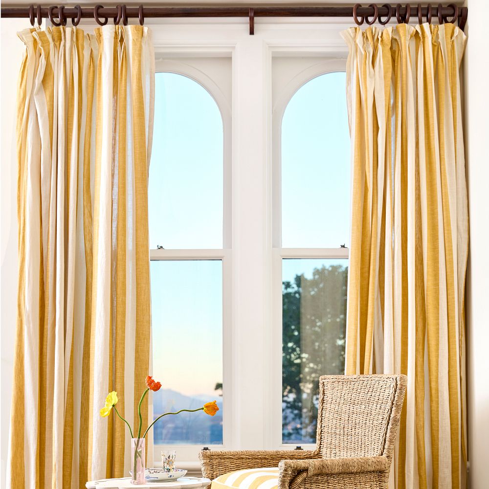 Light-Weight Cabana Stripe Curtain