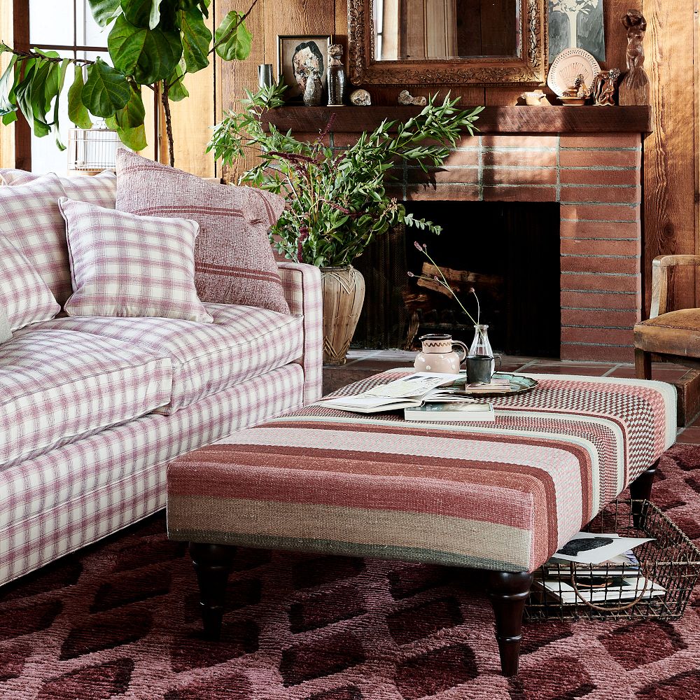 Flatweave Kilim Ottoman