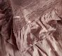 Linen Ruffle Crochet Shams, Set of 2