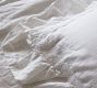 Linen Ruffle Crochet Shams, Set of 2