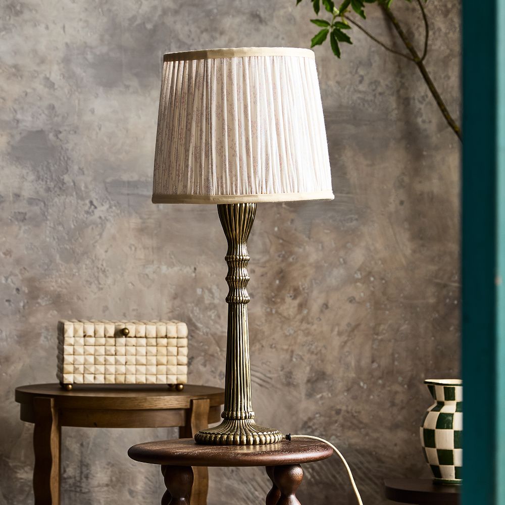 Mabel Fluted Candlestick Table Lamp