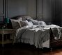 Linen Ruffle Crochet Duvet Cover &amp; Shams